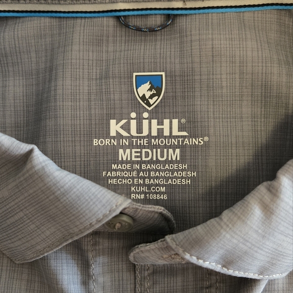 Kuhl short-sleeve button-up, men's medium - Picture 3 of 8